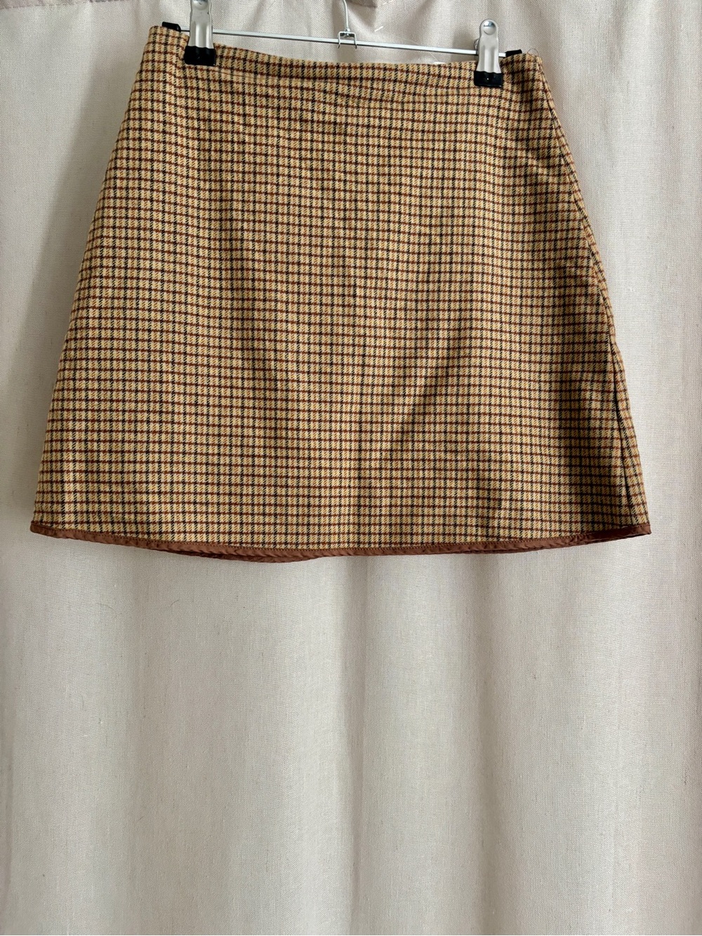Wilfred Plaid Above-Knee Skirt | Size 0